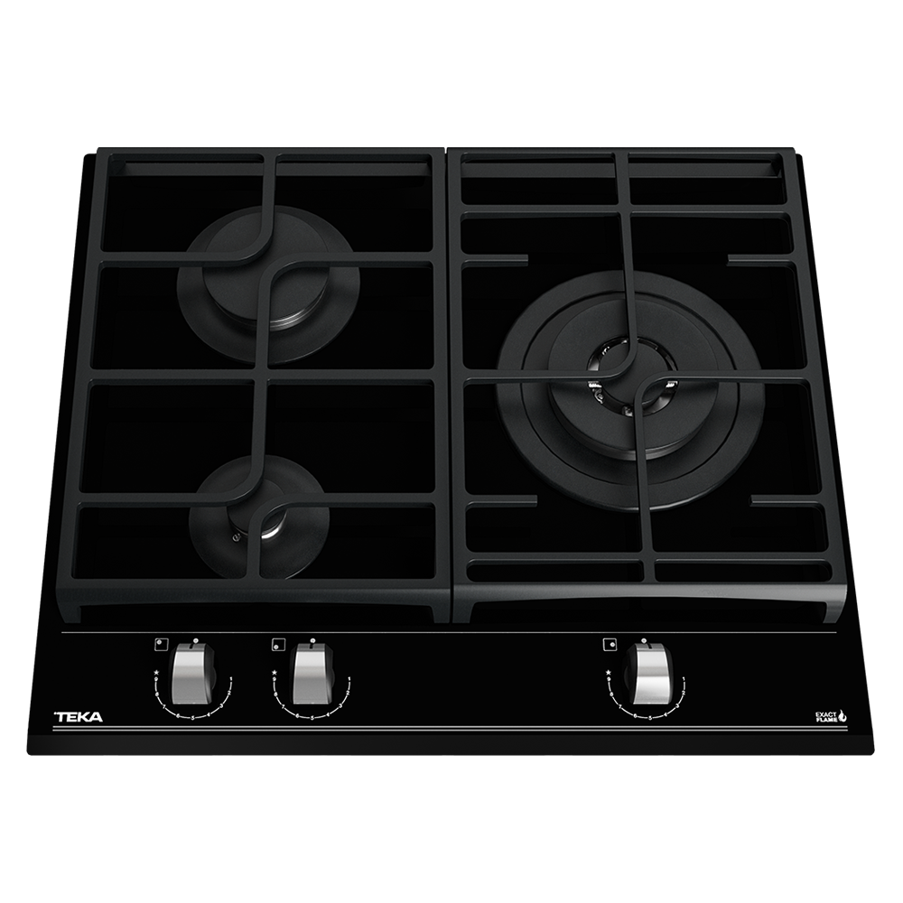 Teka GZC 63310 three-burner gas-on-glass hob, further view 3