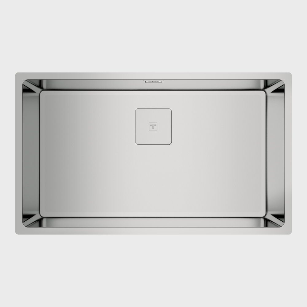 Teka FlexLinea RS15 71.40 single bowl stainless steel kitchen sink, 80 cm, three-way installation