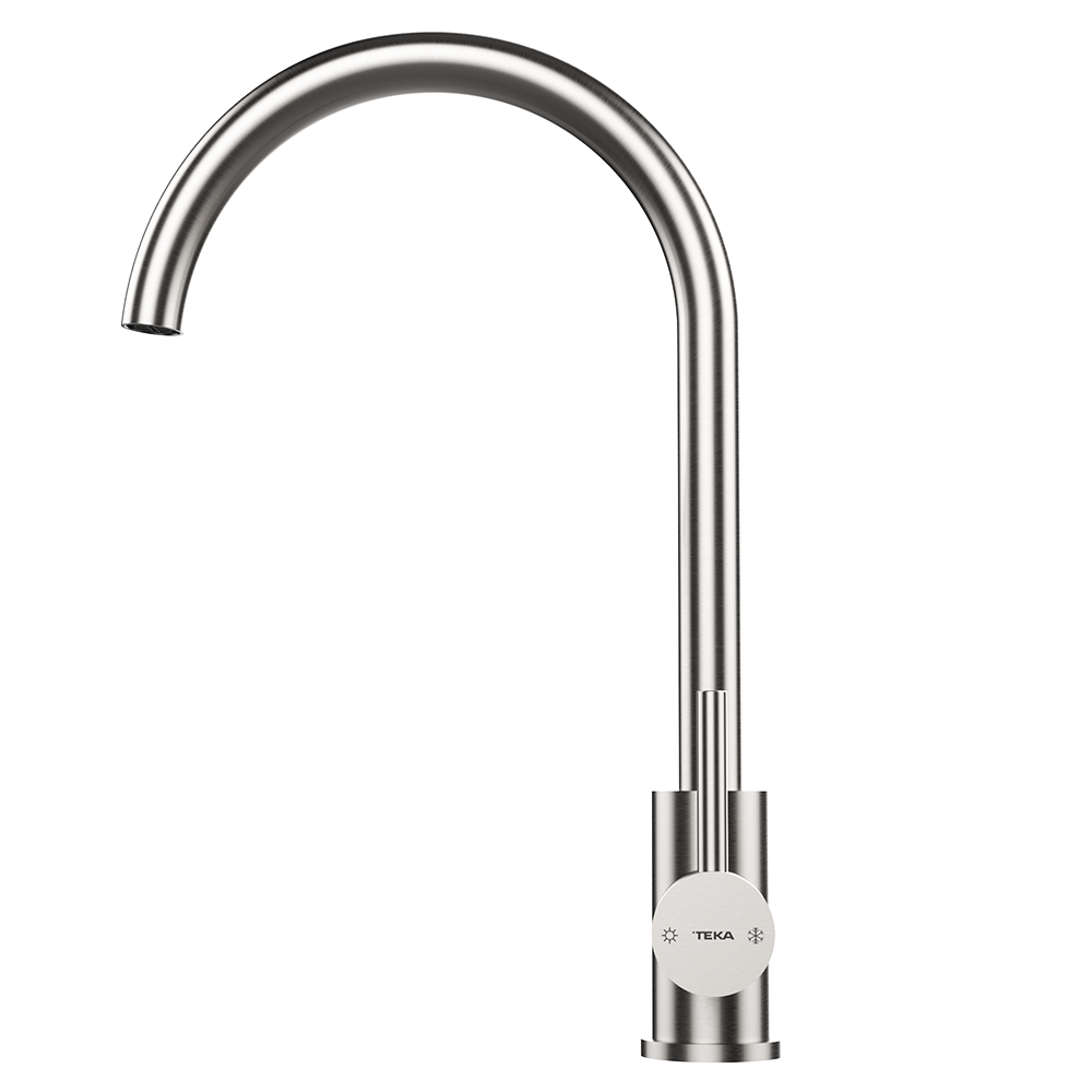 UNI 9310 XP Stainless steel single lever kitchen ECO tap