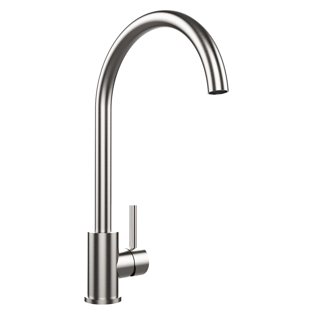 UNI 9310 XP Stainless steel single lever kitchen ECO tap