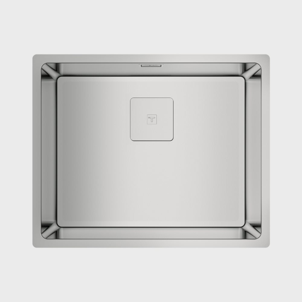 Teka FlexLinea RS15 50.40 single bowl stainless steel kitchen sink, 60 cm, three-way installation