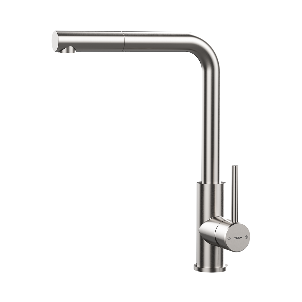 UNI 9331 XP Stainless steel single lever kitchen ECO tap