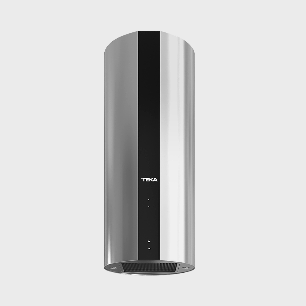 Teka CC 485 tubular island cooker hood, 40 cm wide with 1,200 m³/h extraction
