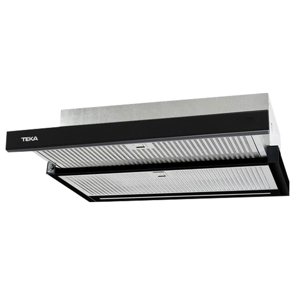 Teka CNL 6415 BK slimline telescopic pull-out cooker hood, further view 3