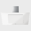 DVT 98660 TBS WH 90cm Vertical Decorative White Glass Chimney