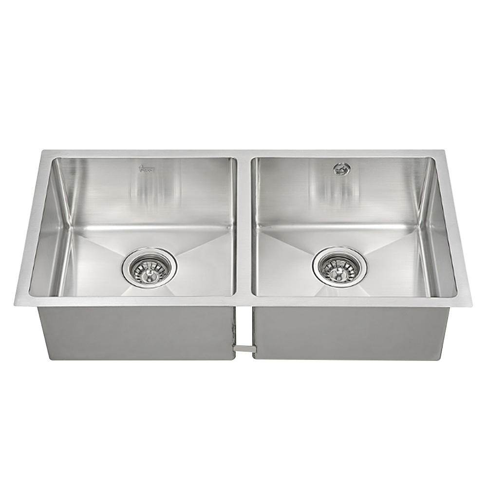 Teka ARQ 2B 840 undermount double bowl stainless steel kitchen sink, further view 2