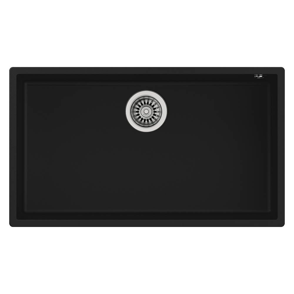 Teka Square 72.40 TG undermount single bowl Tegranite+ sink, further view 2