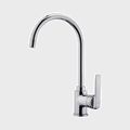 Teka IN 995 kitchen mixer tap with tall swivel spout, anti-scale aerator