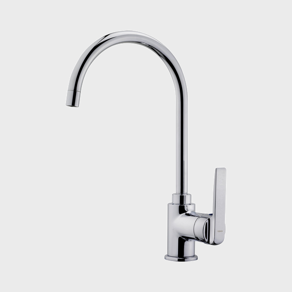 IN 995 — High swivel spout kitchen mixer with anti-scale aerator