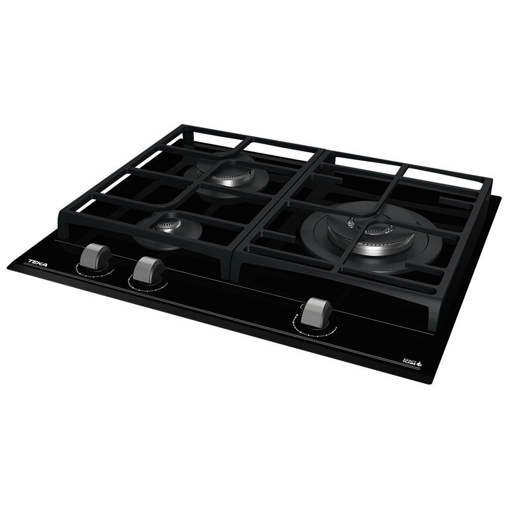 Teka GZC 63310 three-burner gas-on-glass hob, further view 4