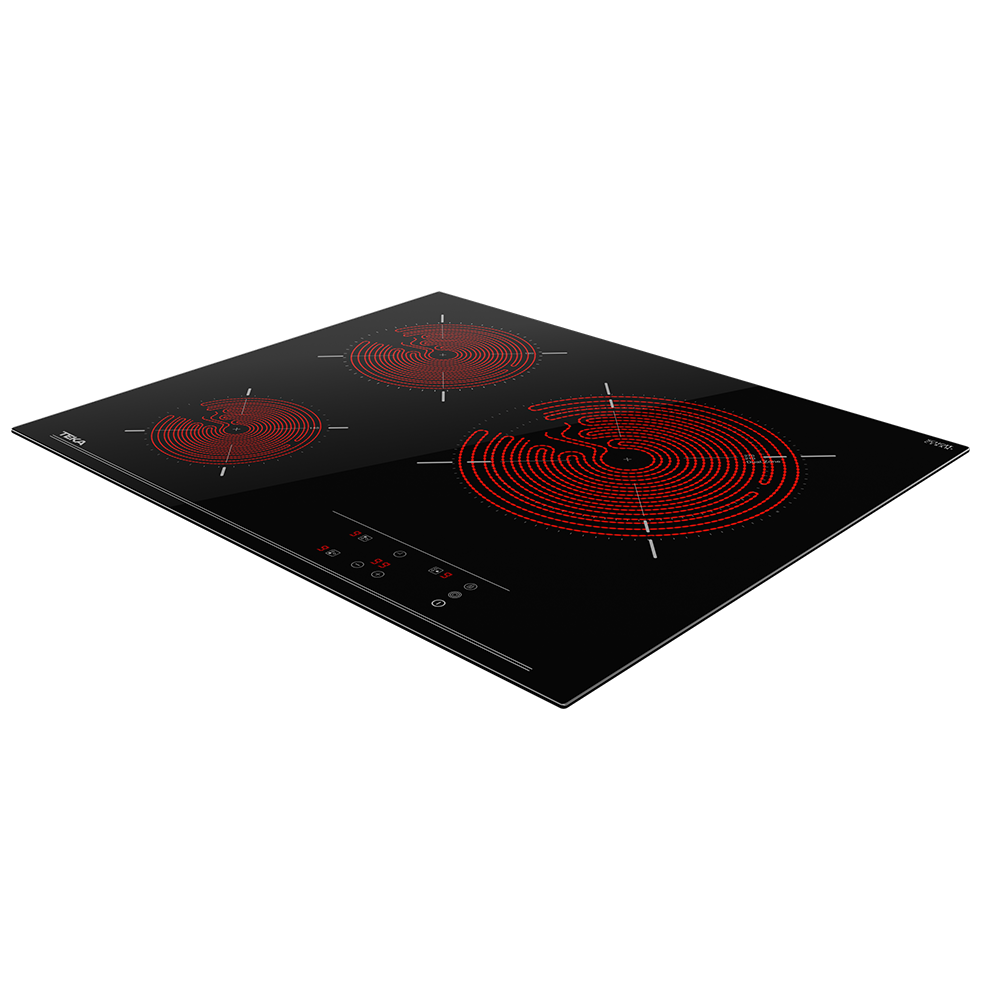 TZ 6315 60cm Vitroceramic Hob with 3 Cooking Zones