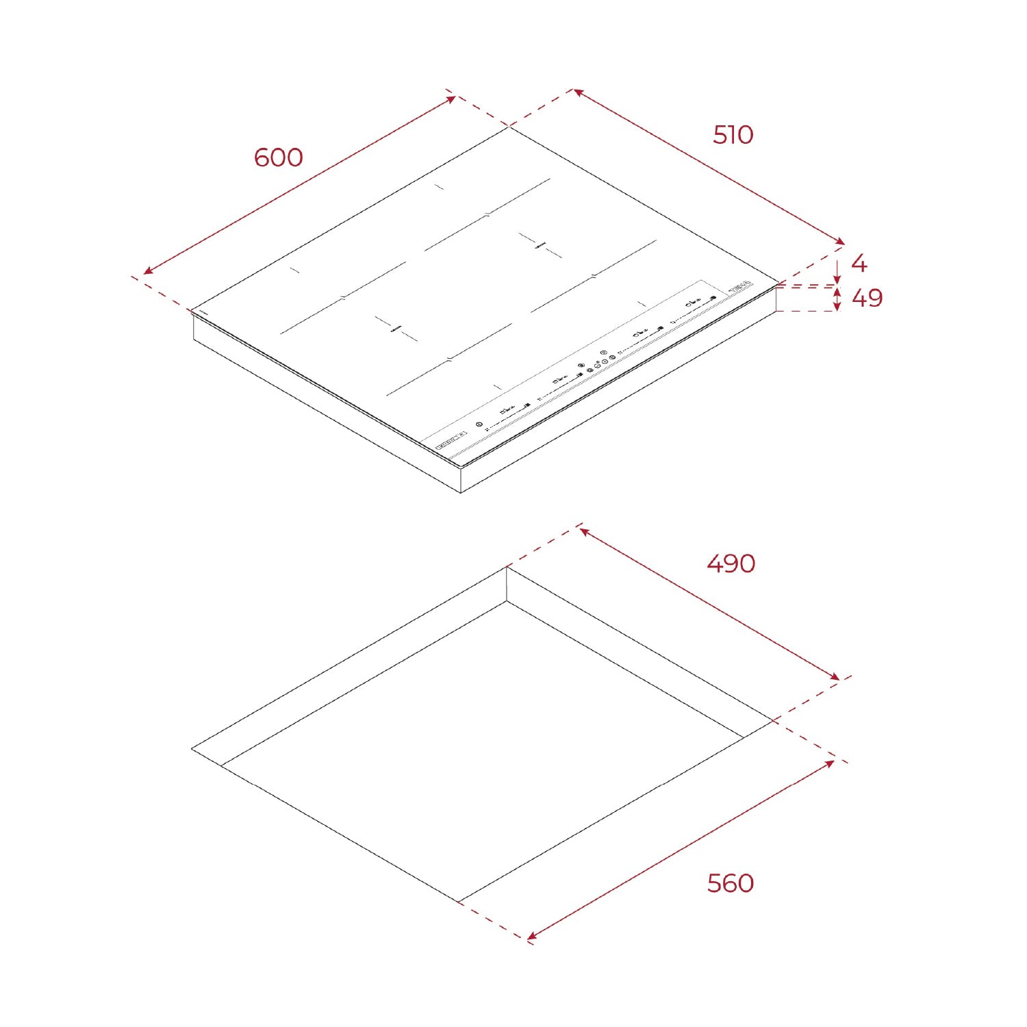 Teka IBF 64 Infinity G1 induction hob with FlexiZone, further view 7