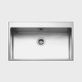 Teka INTRO 82 top mount single bowl stainless steel kitchen sink, 90 cm