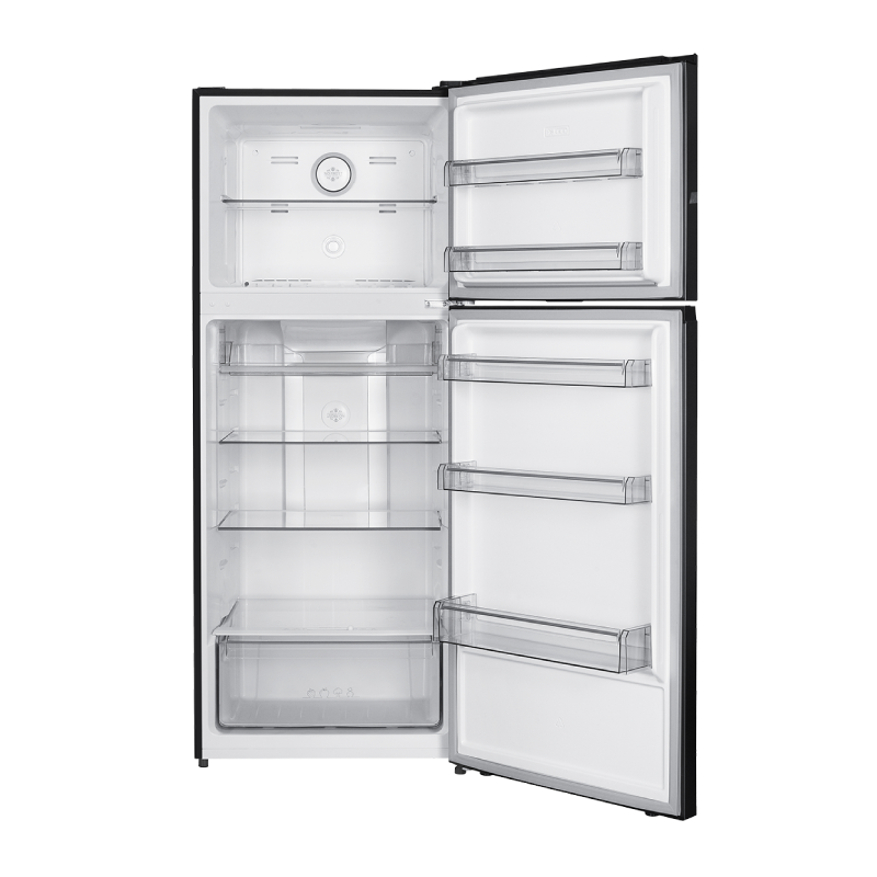 Mayer MMFT400MG two-door frost free top mount freezer refrigerator, further view 6