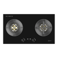 Mayer MMGH278HI two-zone glass gas hob, LPG, 780 mm wide