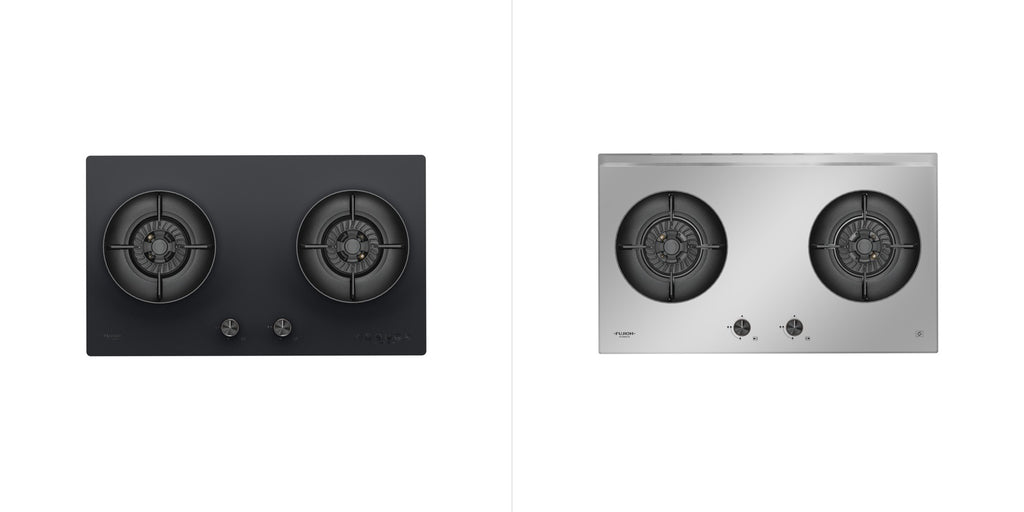FH-GS6820 — available finishes: Black Glass and Stainless Steel