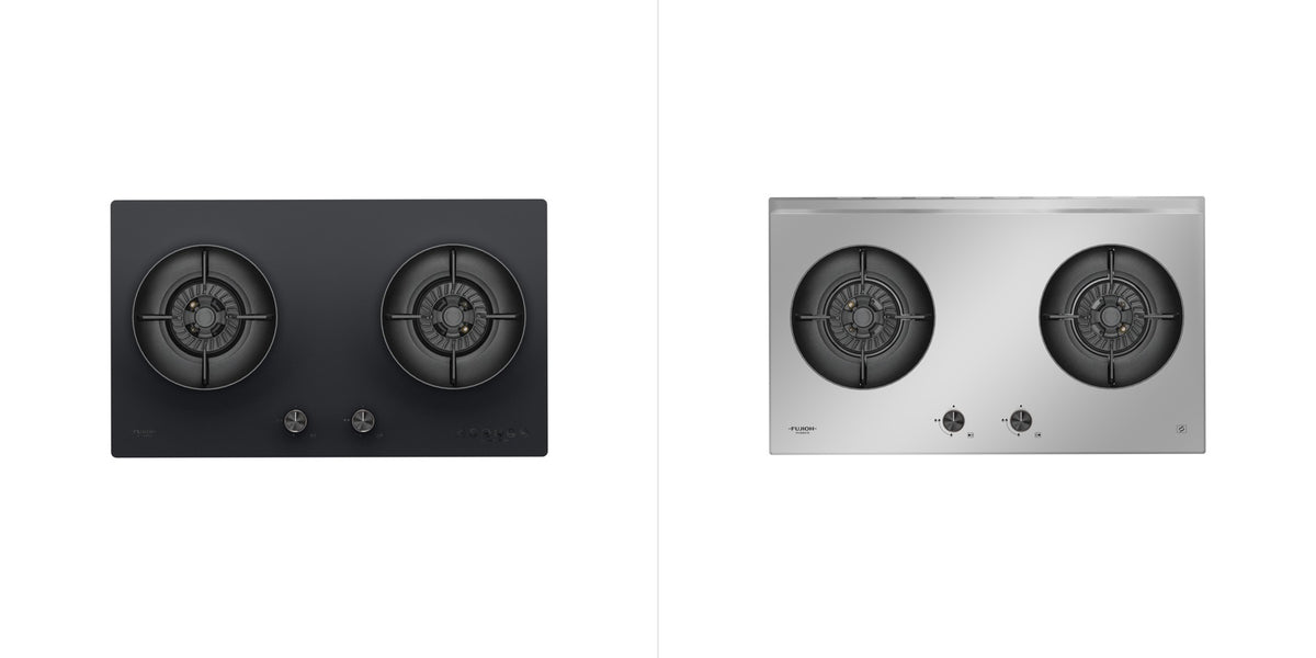 FH-GS6820 — available finishes: Black Glass and Stainless Steel