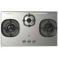 Electrolux EHG8351SCP three-burner built-in gas hob, 820 mm wide, Town Gas