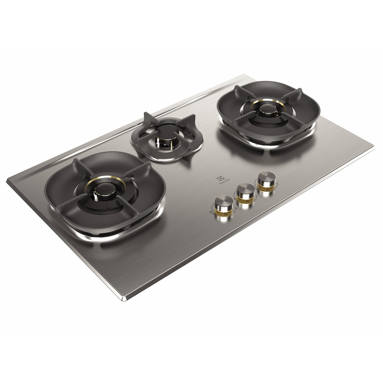 Electrolux EHG8351SCP three-burner built-in gas hob, further view 2