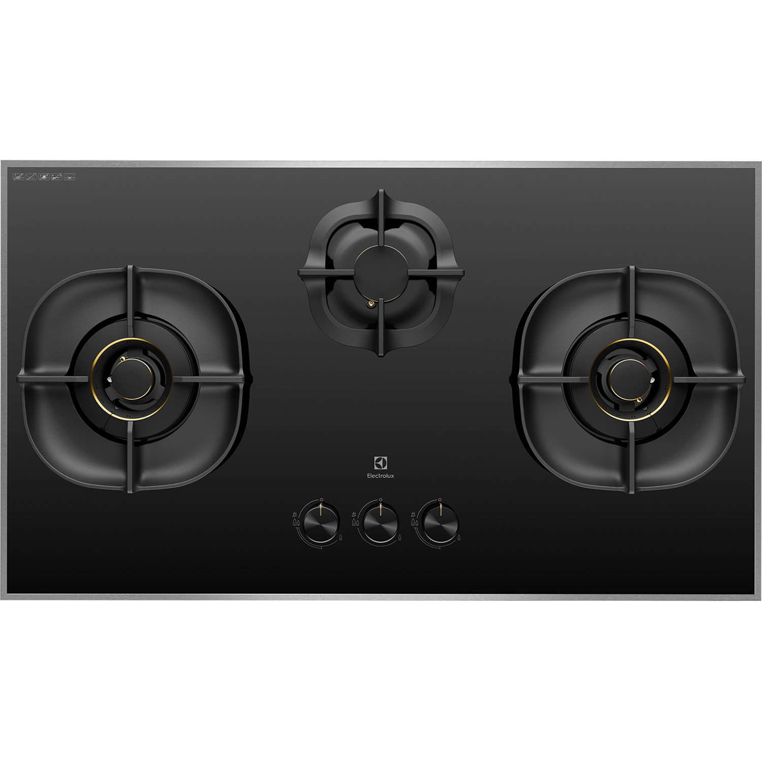 Electrolux EHG9350BE three-burner built-in gas hob, 902 mm wide, LPG