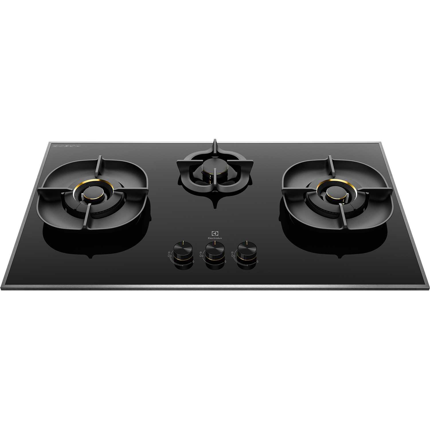 Electrolux EHG9350BE three-burner built-in gas hob, further view 2
