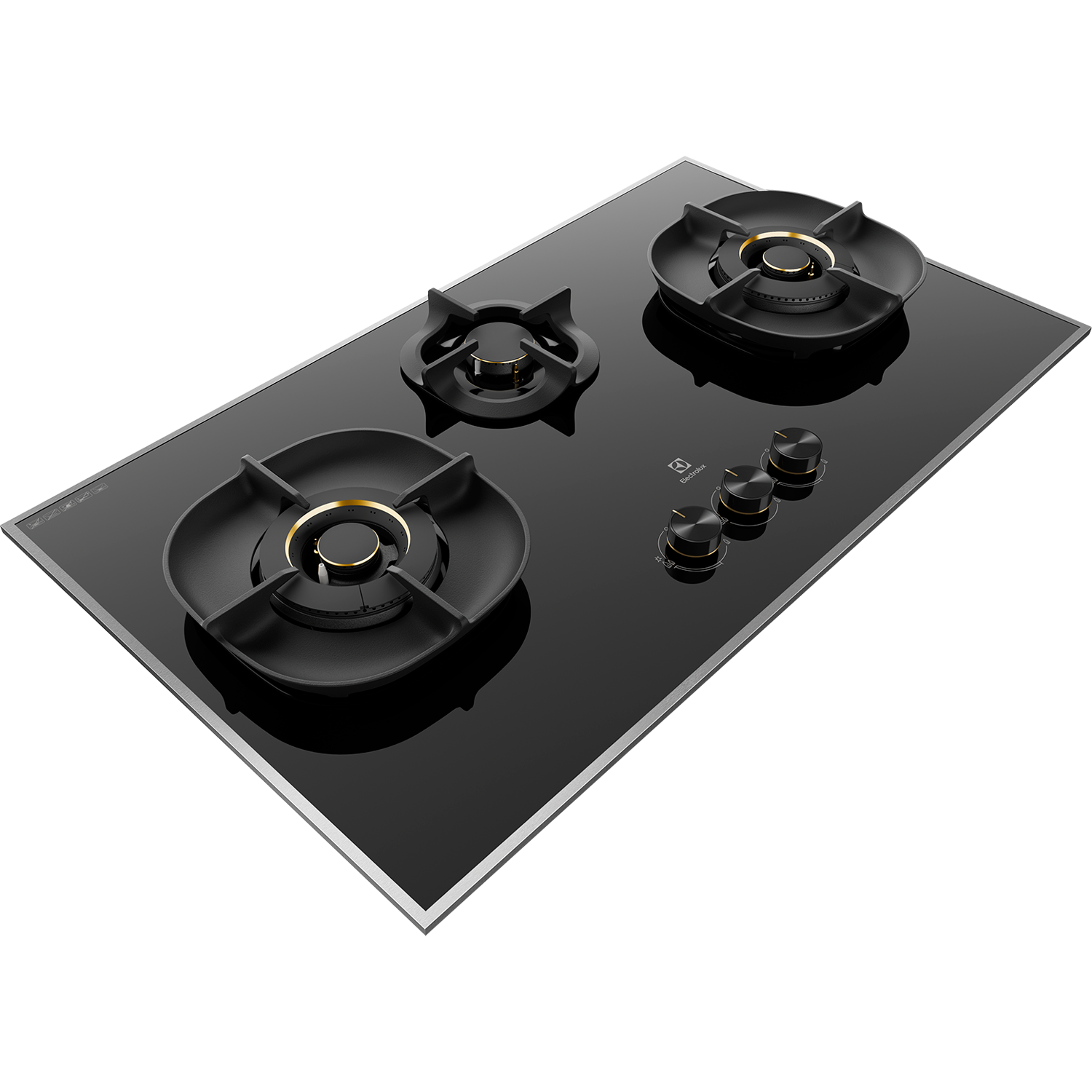 Electrolux EHG9350BE three-burner built-in gas hob, further view 3