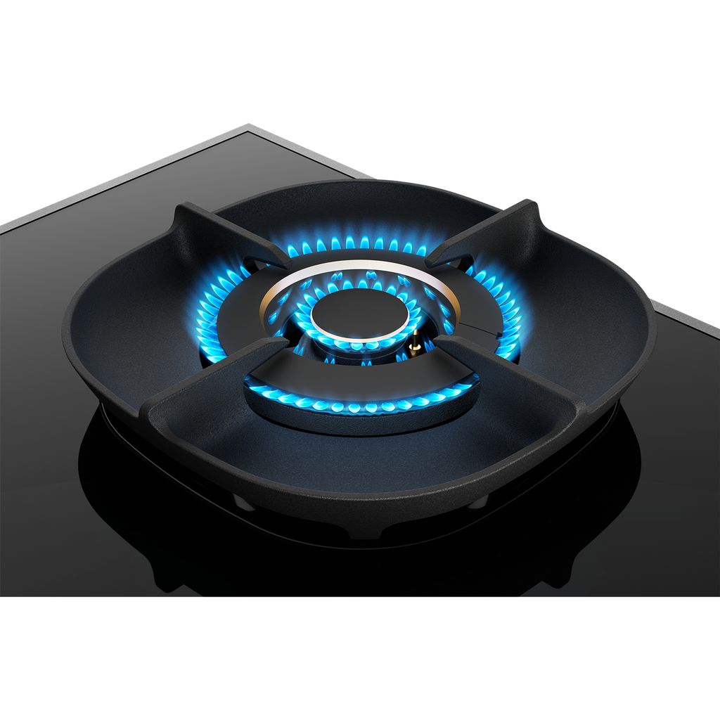 Electrolux EHG9350BE three-burner built-in gas hob, further view 4