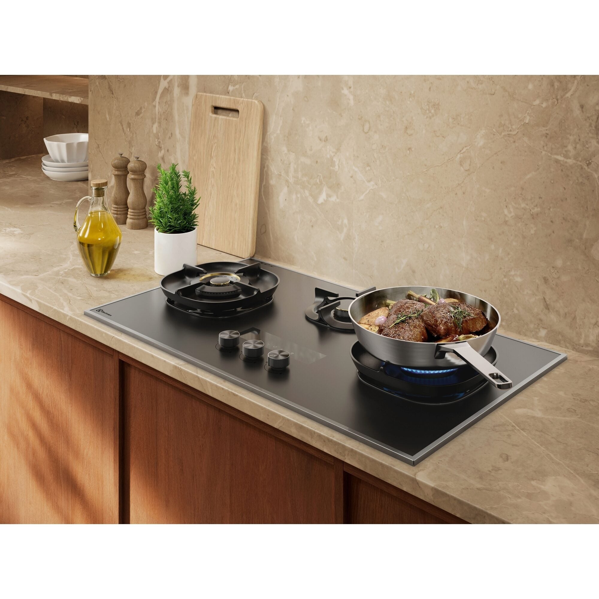 Electrolux EHG9357MFP 700 Series built-in gas hob, further view 8
