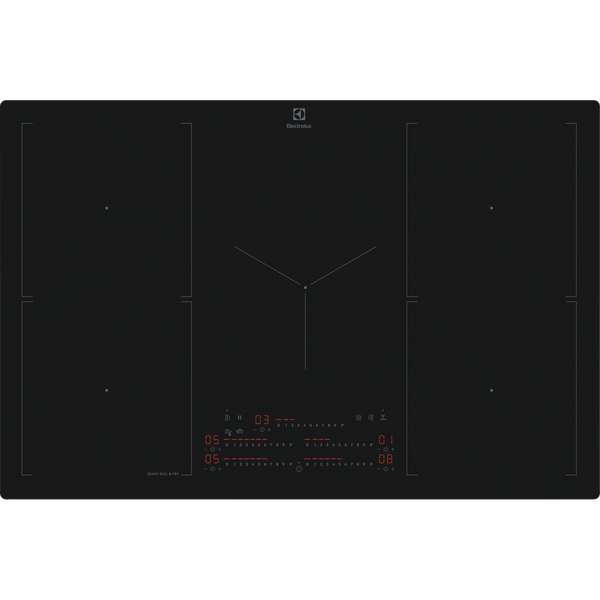 KIS87553IT — 80cm 800 SenseBoil&Fry built-in induction hob with 5 cooking zones