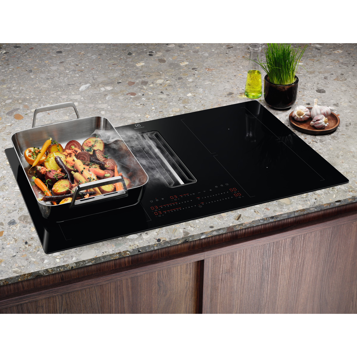 KCC84450CK 85cm 4 zones venting induction hob