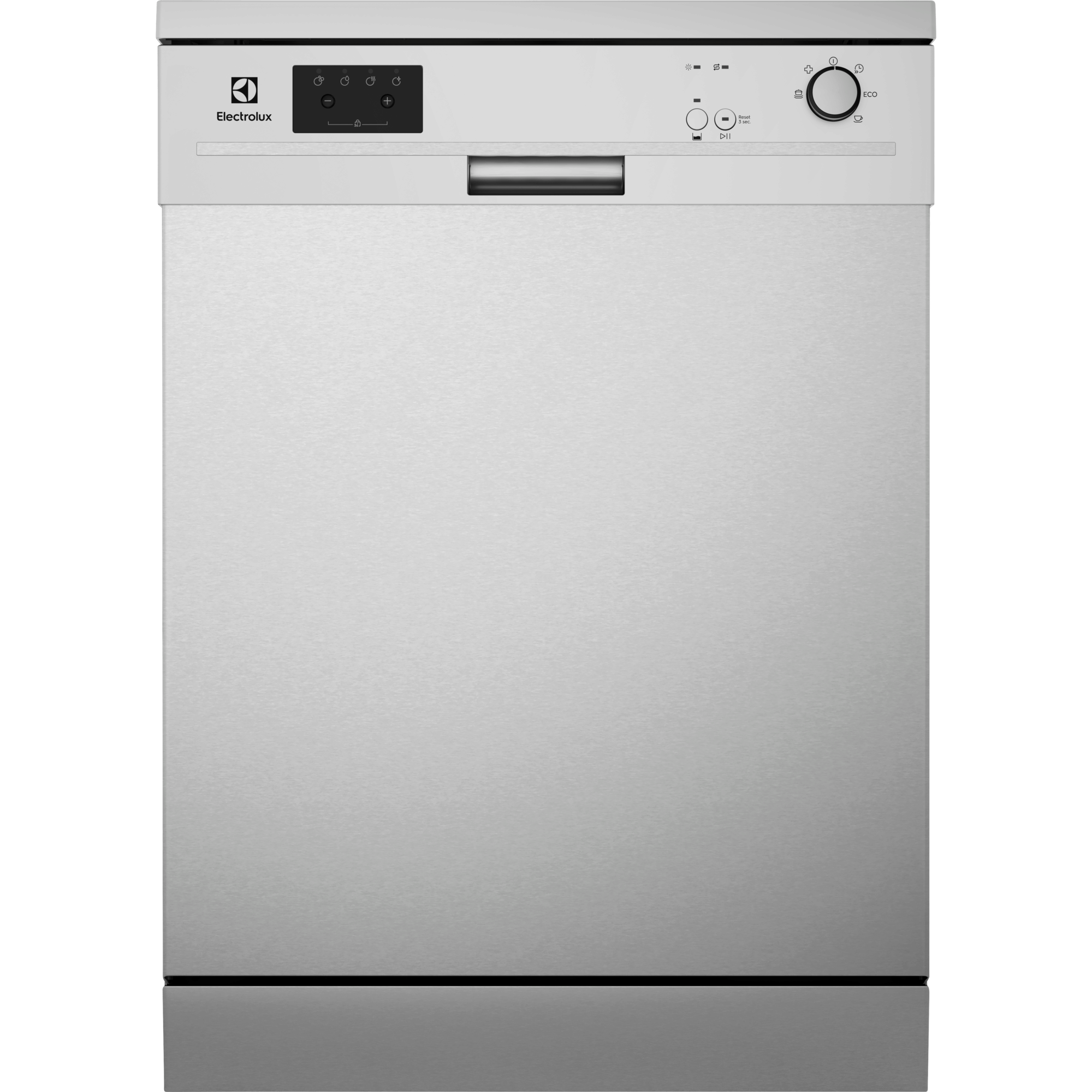 EFF1460VSA 60cm freestanding dishwasher with 14 place settings - Stainless steel