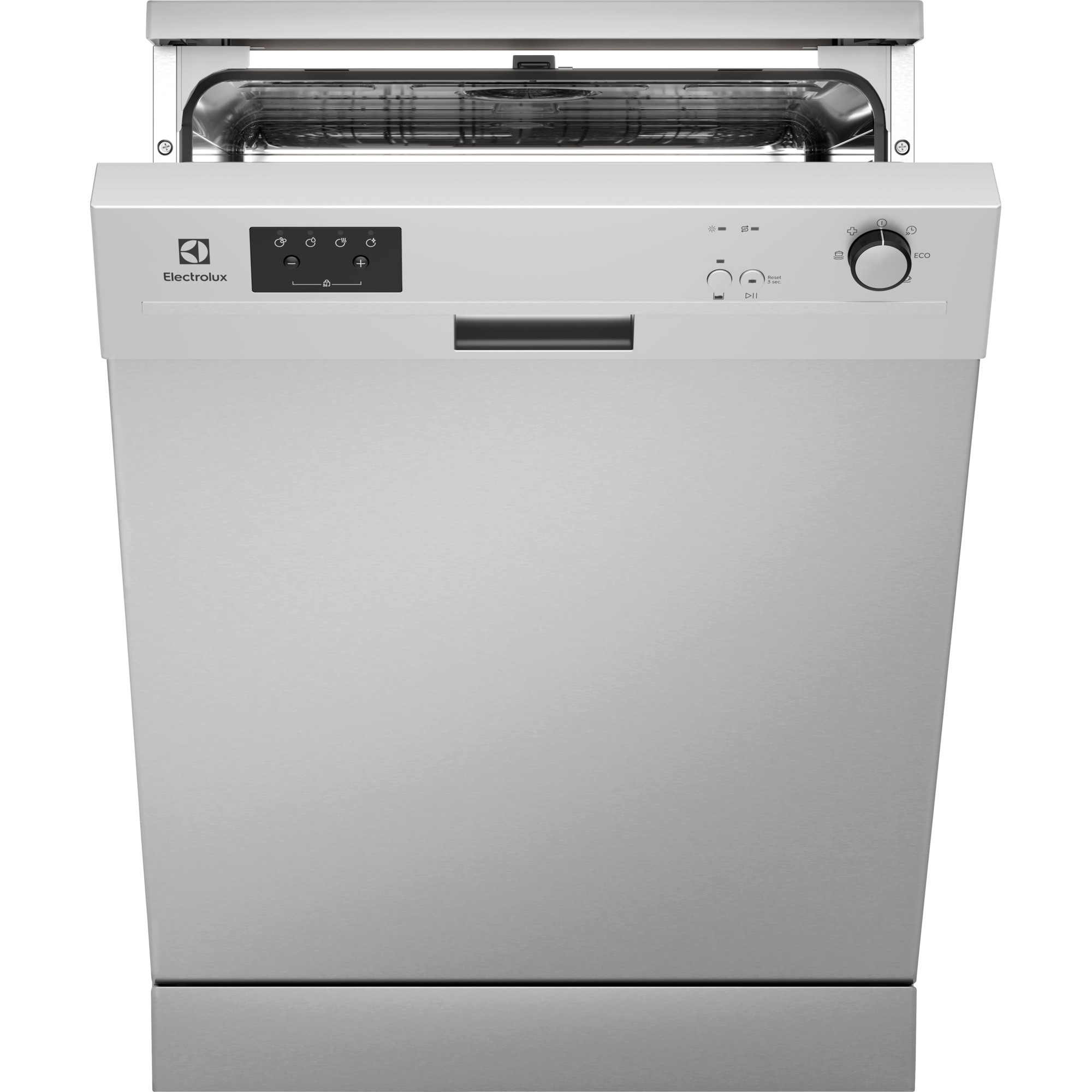 EFF1460VSA 60cm freestanding dishwasher with 14 place settings - Stainless steel
