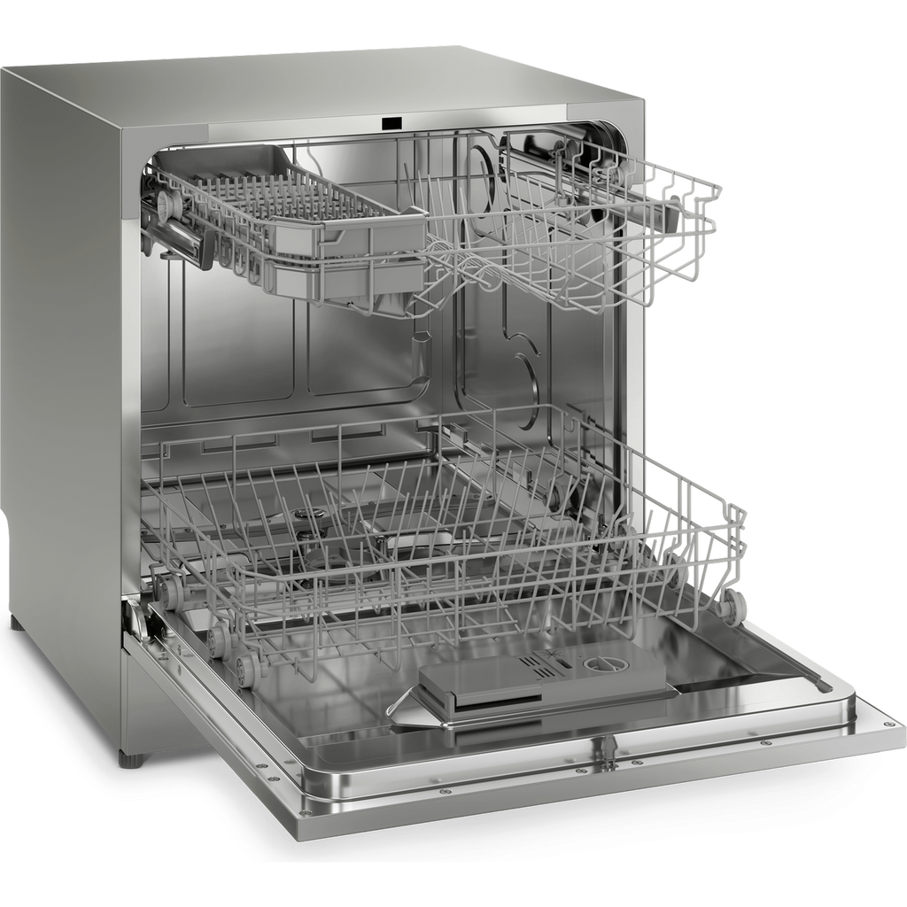 EFC3862MS 55cm compact dishwasher with 8 place settings - Stainless steel