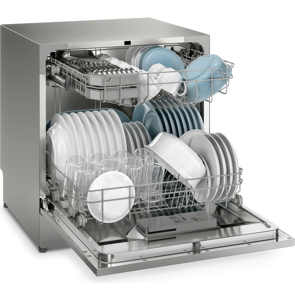 EFC3862MS 55cm compact dishwasher with 8 place settings - Stainless steel