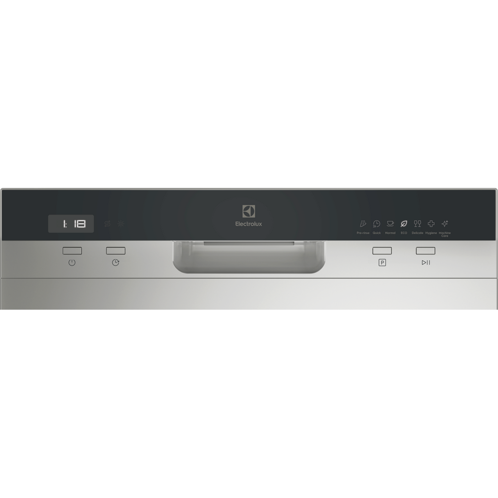 EFC3862MS 55cm compact dishwasher with 8 place settings - Stainless steel