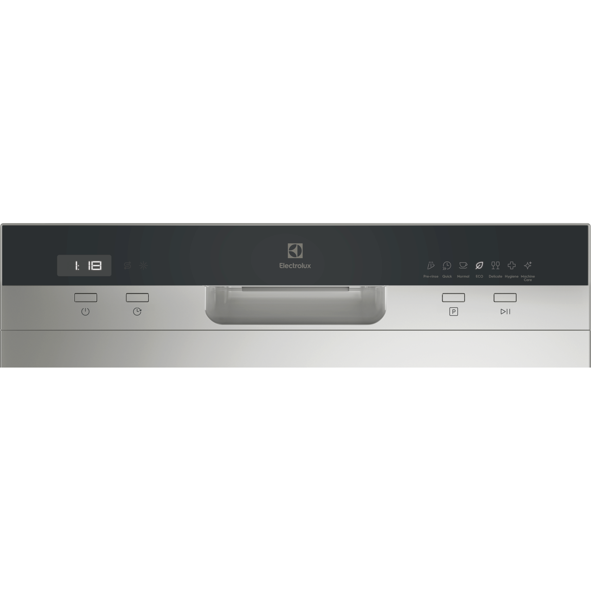 EFC3862MS 55cm compact dishwasher with 8 place settings - Stainless steel