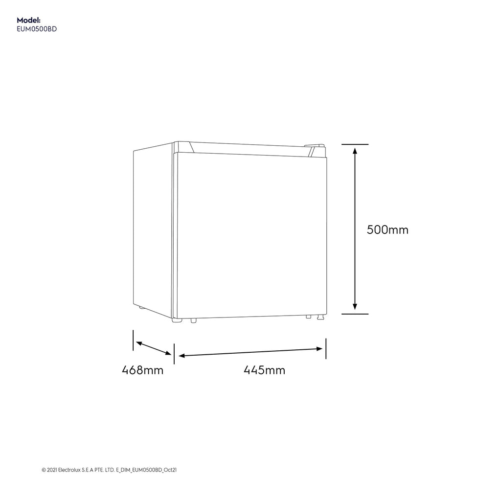 EUM0500BD-SG 44L UltimateTaste 300 mini fridge