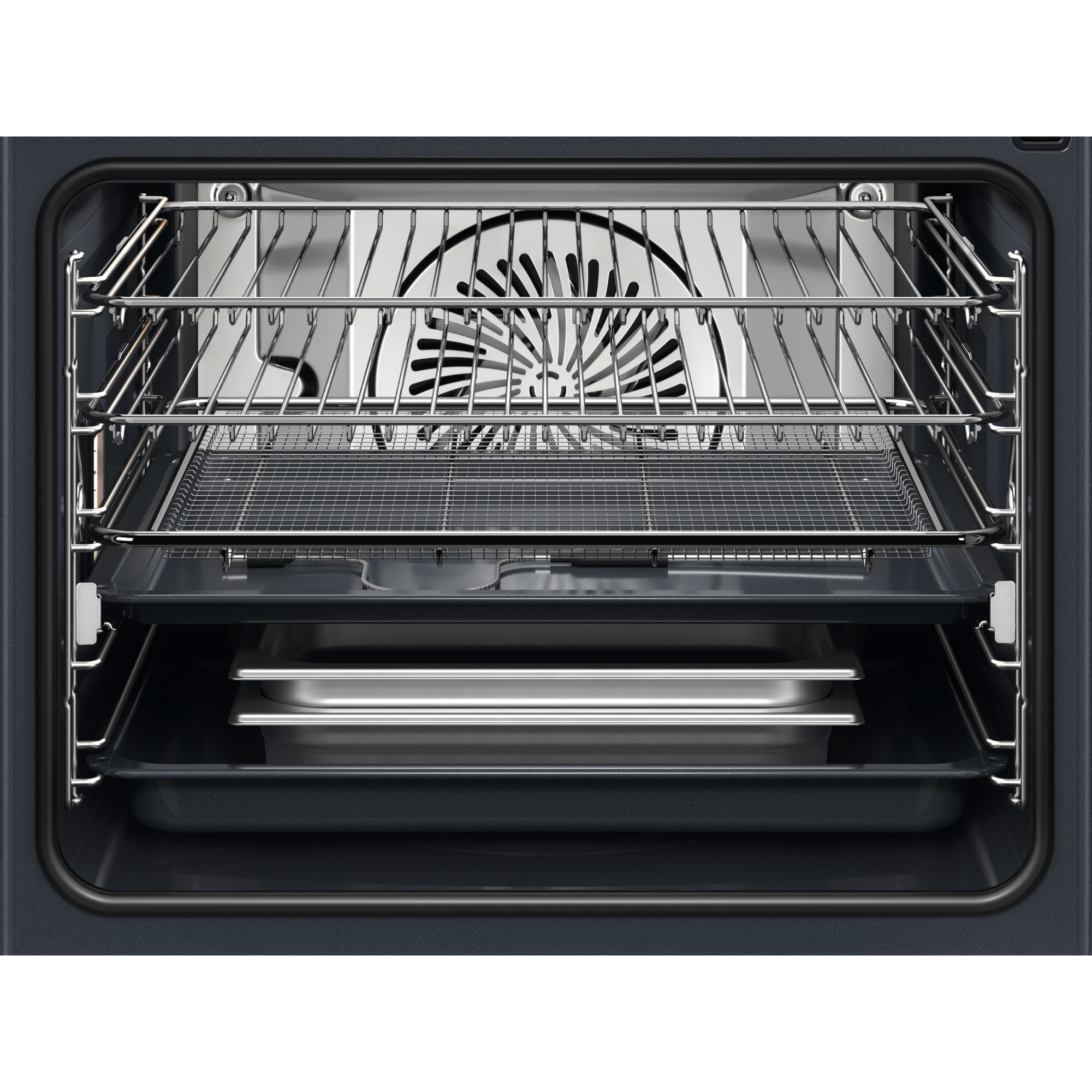 KOAAS3ST 60cm built-in steam oven cavity with shelves and trays