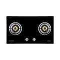 Mayer MMGH772HI two-burner glass gas hob, LPG, 780 mm wide