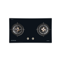 Mayer MMGH7721HI two-burner glass gas hob, LPG, 786 mm wide