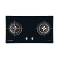 Mayer MMGH8821HI two-burner glass gas hob, LPG, 860 mm wide