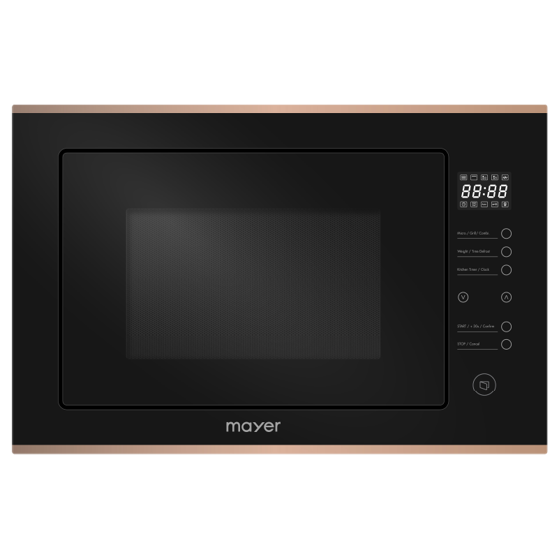 Mayer MMWG30B-RG built-in microwave oven with grill, 25 litres