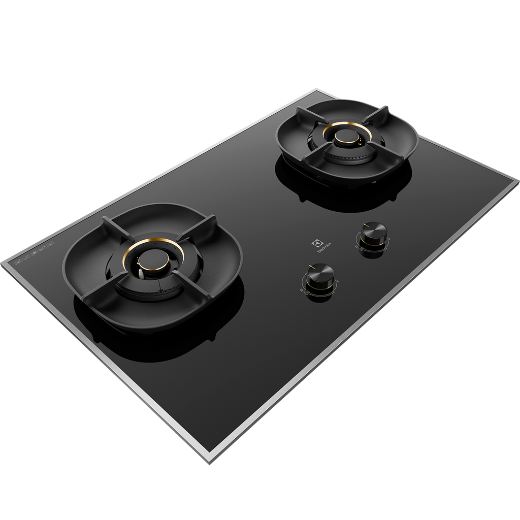 Electrolux EHG8250BEP two-burner built-in gas hob, further view 3