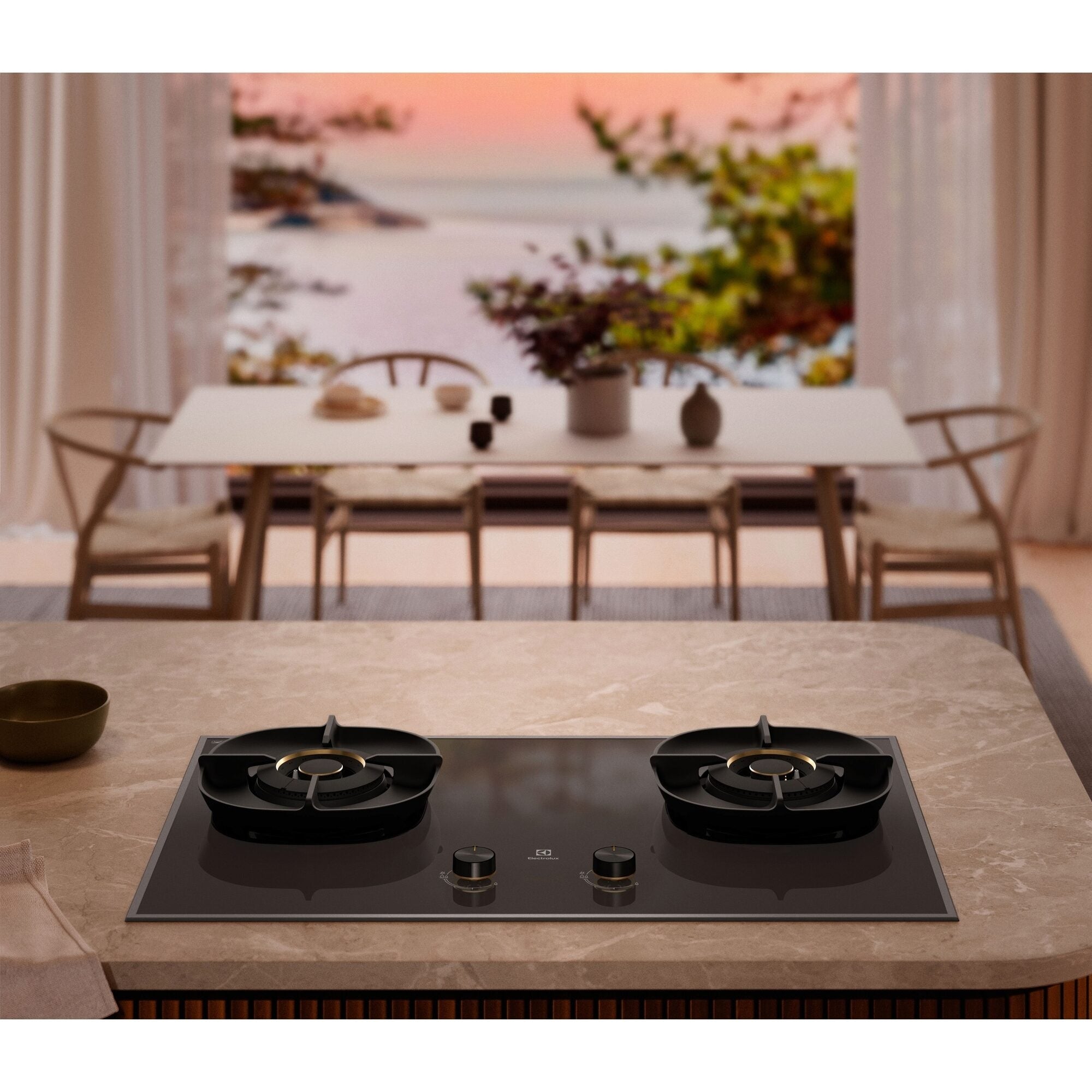 Electrolux EHG8250BEP two-burner built-in gas hob, further view 7