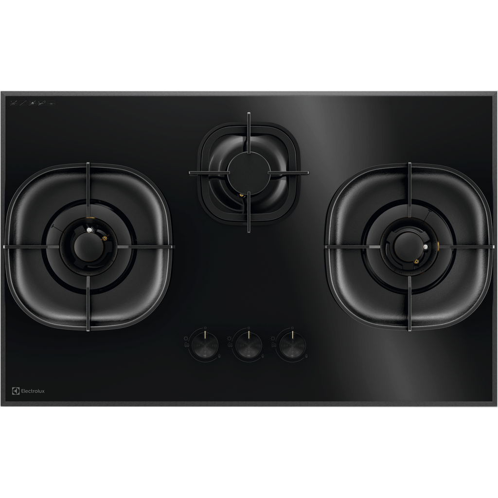Electrolux EHG8363BFP 300 Series built-in gas hob, three cooking zones, 800 mm wide
