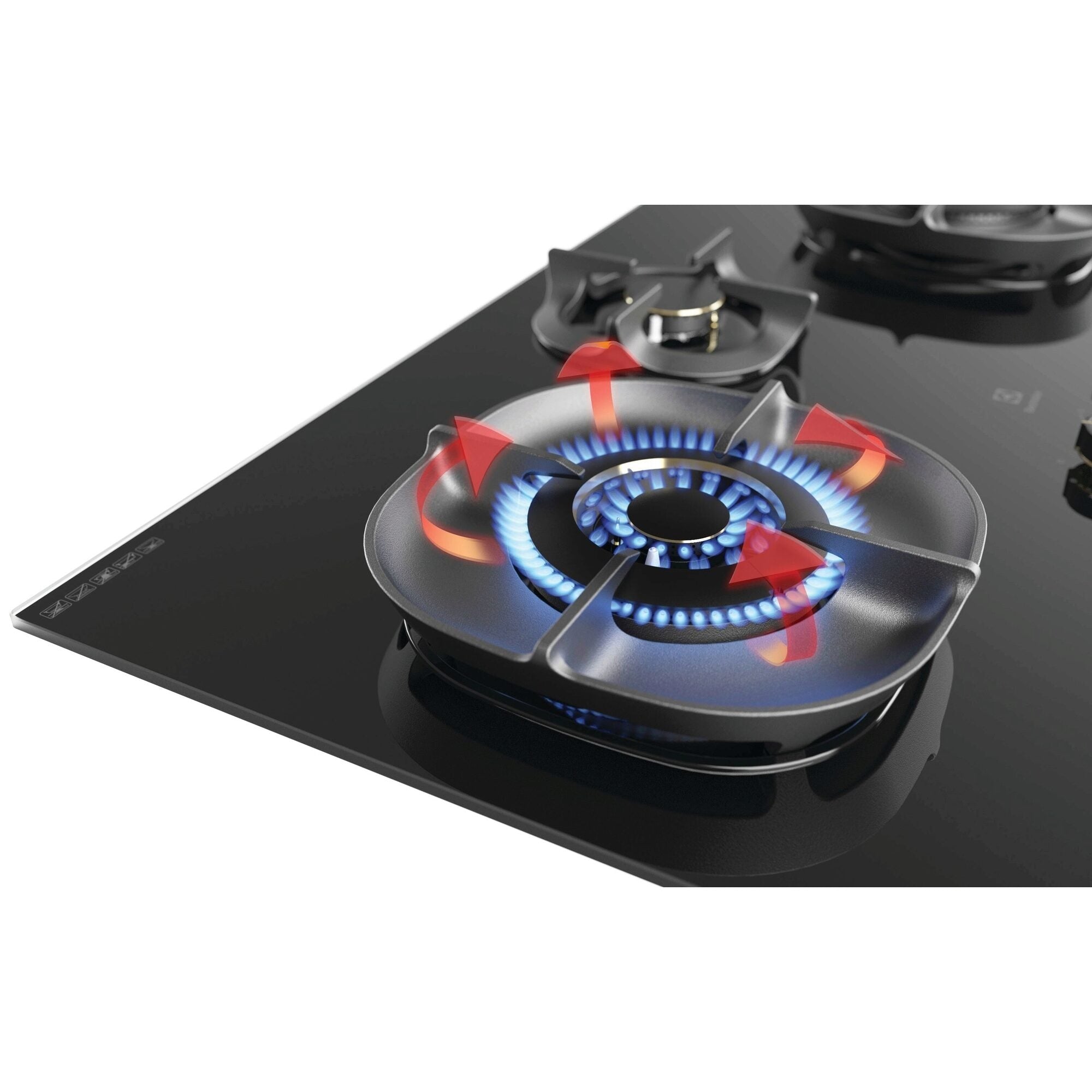 Electrolux EHG8363BFP 300 Series built-in gas hob, further view 2