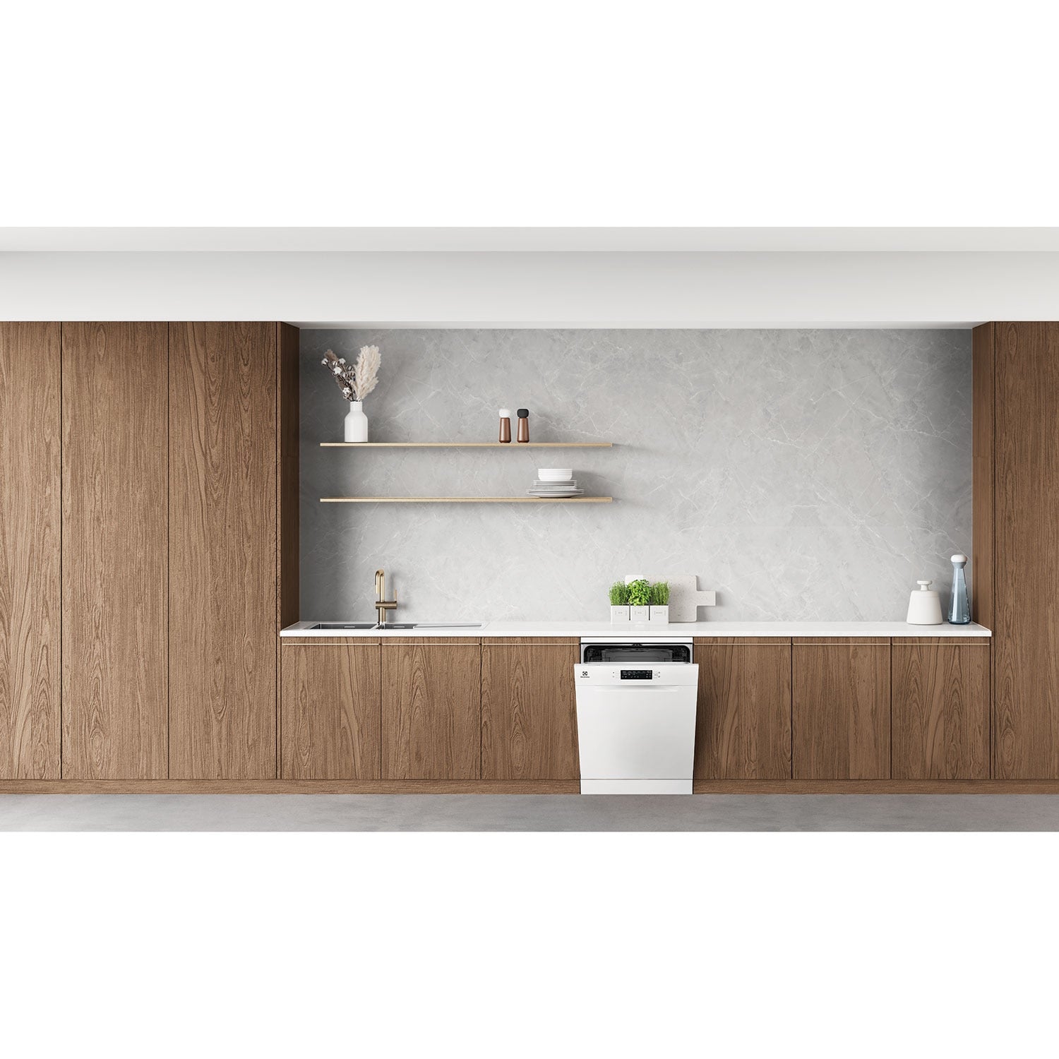 ESA47200SW 60cm freestanding dishwasher with 13 place settings - White