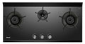 Rinnai RB-3CGN 3 inner burner built-in hob, schott ceran glass, 853 mm wide (Town Gas)