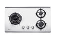 Rinnai RB-73TS 3 burner built-in hob, stainless steel, 760 mm wide (Town Gas)