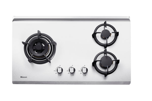 RB-73TS — 3 Burner Built-in Hob, Stainless Steel